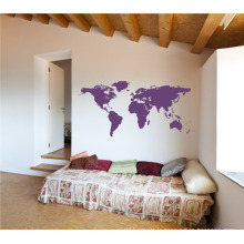 Terre Home Decor Amovible Autocollant Vinyle Décor Wall Sticker Facile à Appliquer Mur Graphique Monde Carte Mural Art Sticker